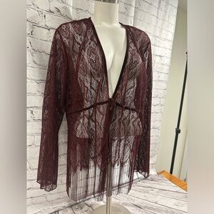 Lane Bryant Venezia jeans jacket with tie front women’s sizes 22/24 NWT